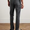 Tapered Cotton-Blend Twill Trousers - BK Tapered Cotton-Blend Twill Trousers - BK
