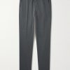 Tapered Cotton-Blend Twill Trousers Tapered Cotton-Blend Twill Trousers