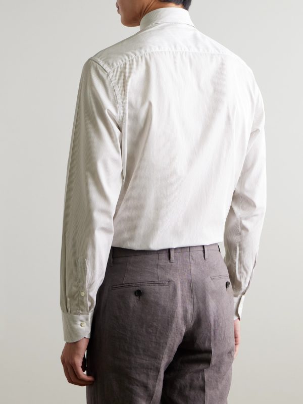 Pinstriped Cotton Shirt - BK
