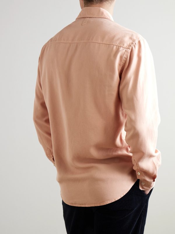 Garment-Dyed Lyocell-Twill Shirt - BK Garment-Dyed Lyocell-Twill Shirt - BK