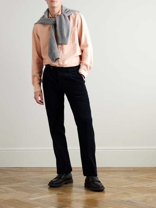 Garment-Dyed Lyocell-Twill Shirt - OU Garment-Dyed Lyocell-Twill Shirt - OU
