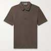 Slim-Fit Cotton and Lyocell-Blend Piqué Polo Shirt