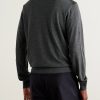 Wool Half-Zip Sweater - BK Wool Half-Zip Sweater - BK