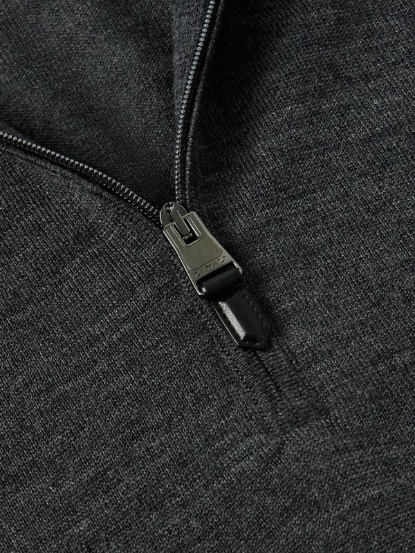 Wool Half-Zip Sweater - CU Wool Half-Zip Sweater - CU