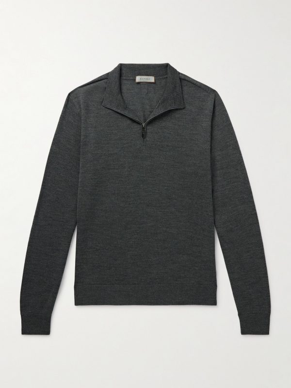 Wool Half-Zip Sweater Wool Half-Zip Sweater