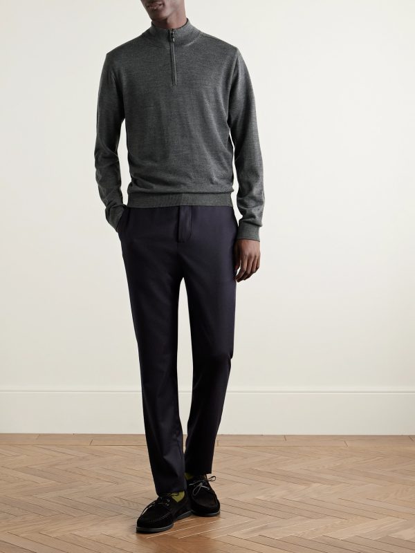 Wool Half-Zip Sweater - OU Wool Half-Zip Sweater - OU