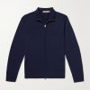Wool Zip-Up Cardigan