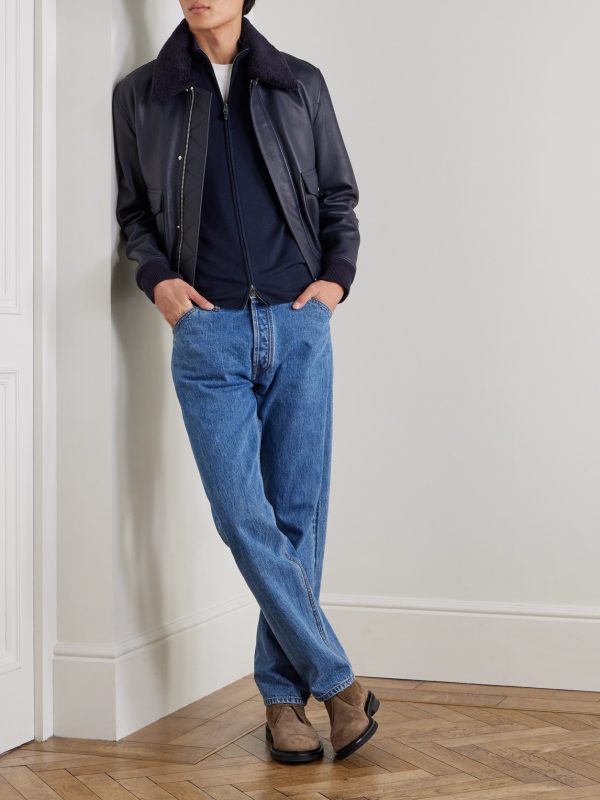 Wool Zip-Up Cardigan - OU