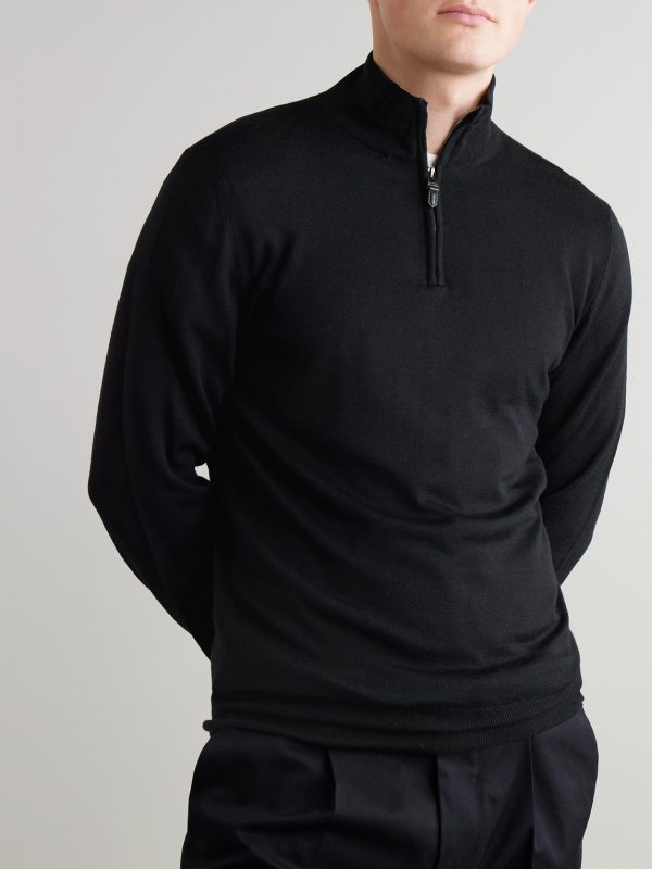 Half-Zip Wool Sweater - FR