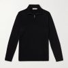 Half-Zip Wool Sweater