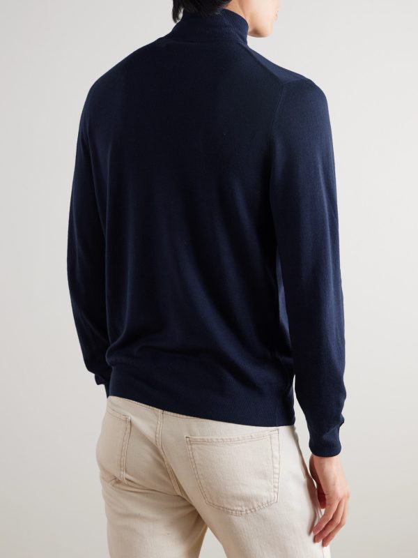 Wool Rollneck Sweater - BK Wool Rollneck Sweater - BK