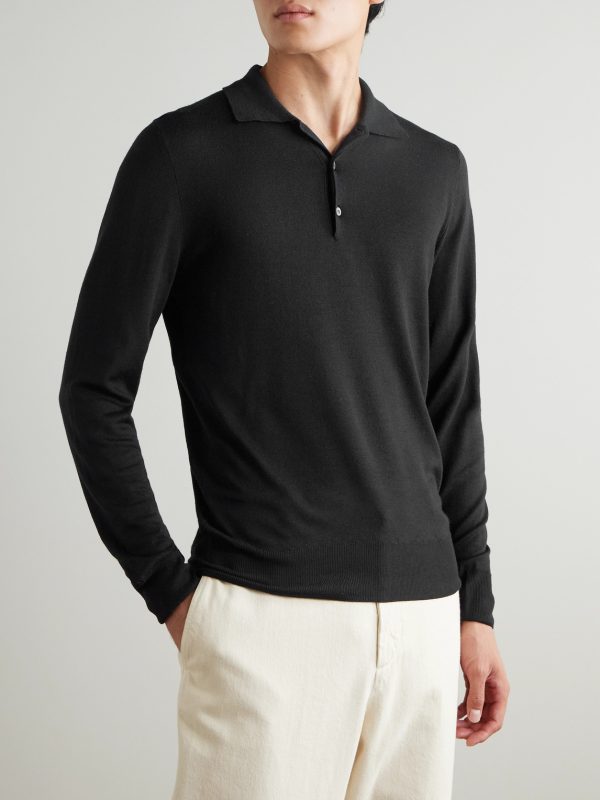 Wool Polo Shirt - FR Wool Polo Shirt - FR