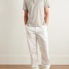 Slim-Fit Cotton and Lyocell-Blend Piqué Polo Shirt - OU