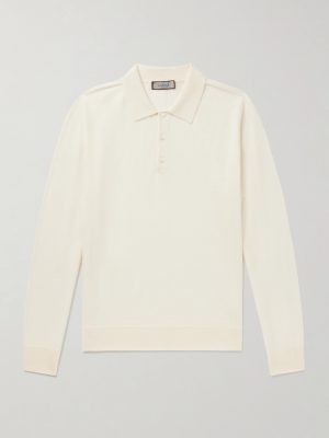 Slim-Fit Wool Polo Shirt