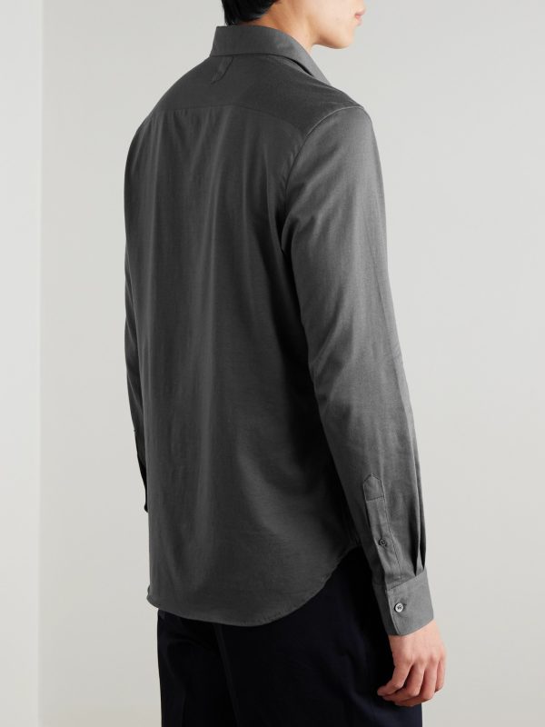 Cotton and Cashmere-Blend Shirt - BK