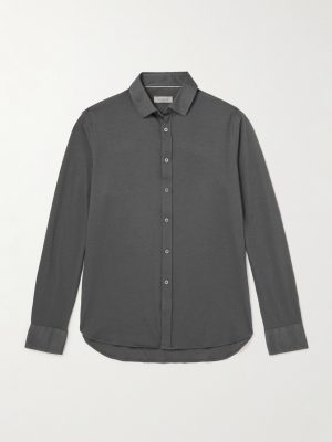 Cotton and Cashmere-Blend Shirt