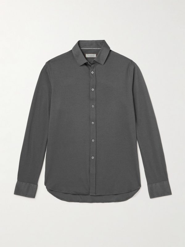 Cotton and Cashmere-Blend Shirt