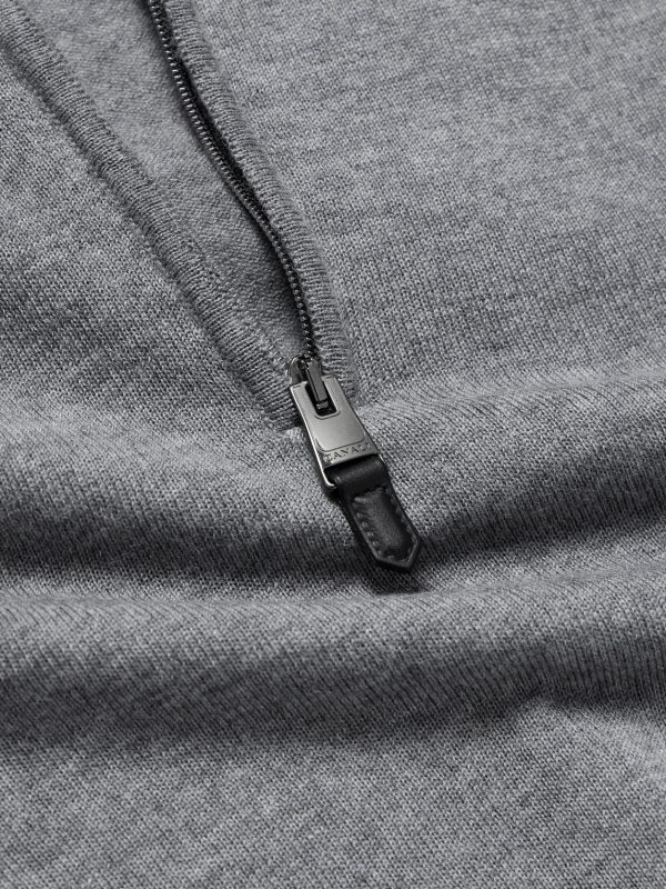 Wool Half-Zip Sweater - CU Wool Half-Zip Sweater - CU