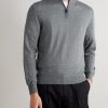 Wool Half-Zip Sweater - FR Wool Half-Zip Sweater - FR