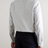 Checked Cotton-Poplin Shirt - BK Checked Cotton-Poplin Shirt - BK