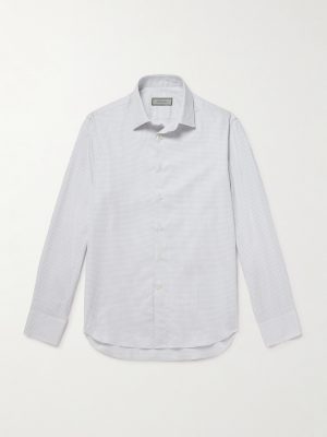 Checked Cotton-Poplin Shirt