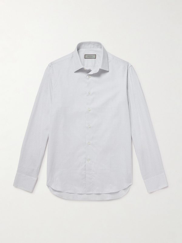 Checked Cotton-Poplin Shirt Checked Cotton-Poplin Shirt
