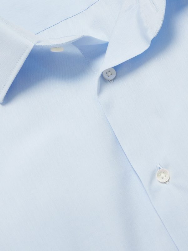 Cutaway-Collar Cotton-Poplin Shirt - CU Cutaway-Collar Cotton-Poplin Shirt - CU