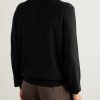 Slim-Fit Garment-Dyed Cashmere Sweater - BK