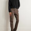 Slim-Fit Garment-Dyed Cashmere Sweater - OU