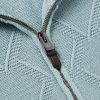 Textured-Knit Merino Wool Zip-Up Cardigan - CU Textured-Knit Merino Wool Zip-Up Cardigan - CU
