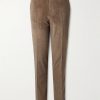 Tapered Cotton-Blend Corduroy Trousers Tapered Cotton-Blend Corduroy Trousers