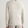 Wool-Blend Zip-Up Cardigan - BK Wool-Blend Zip-Up Cardigan - BK