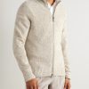 Wool-Blend Zip-Up Cardigan - FR Wool-Blend Zip-Up Cardigan - FR