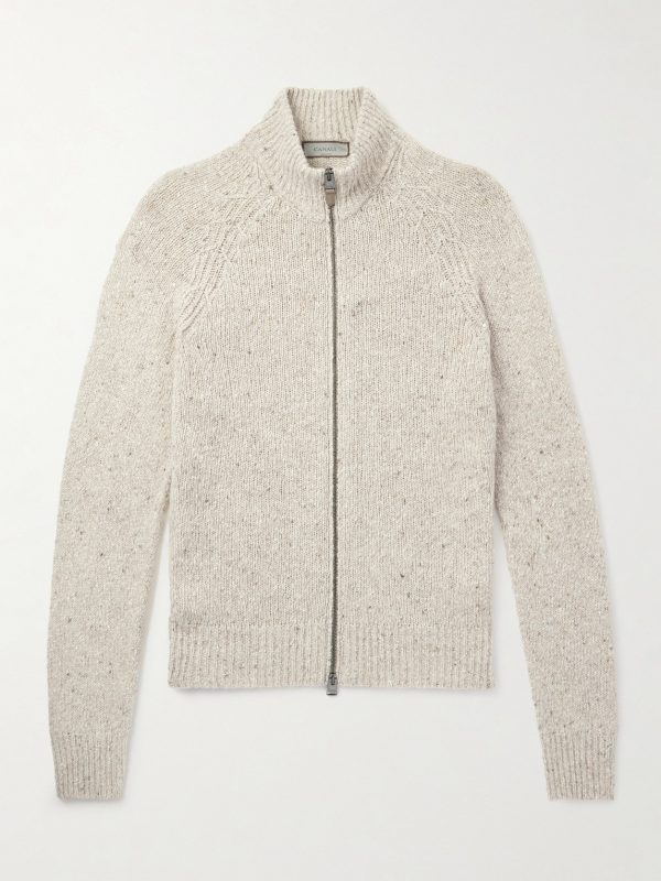 Wool-Blend Zip-Up Cardigan Wool-Blend Zip-Up Cardigan