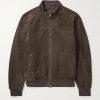 Suede Bomber Jacket Suede Bomber Jacket