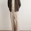 Suede Bomber Jacket - OU Suede Bomber Jacket - OU
