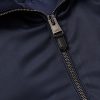Leather-Trimmed Shell Down Bomber Jacket - E1 Leather-Trimmed Shell Down Bomber Jacket - E1