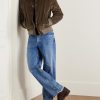 Leather-Trimmed Cotton-Corduroy Blouson Jacket - OU Leather-Trimmed Cotton-Corduroy Blouson Jacket - OU