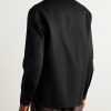 Camp-Collar Wool-Blend Felt Overshirt - BK Camp-Collar Wool-Blend Felt Overshirt - BK