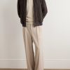 Cable-Knit Wool and Cashmere-Blend Polo Shirt - OU Cable-Knit Wool and Cashmere-Blend Polo Shirt - OU
