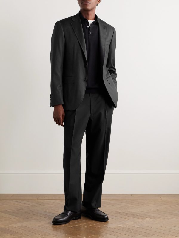 Kei Slim-Fit Unstructured Super 150s Wool Blazer - OU Kei Slim-Fit Unstructured Super 150s Wool Blazer - OU