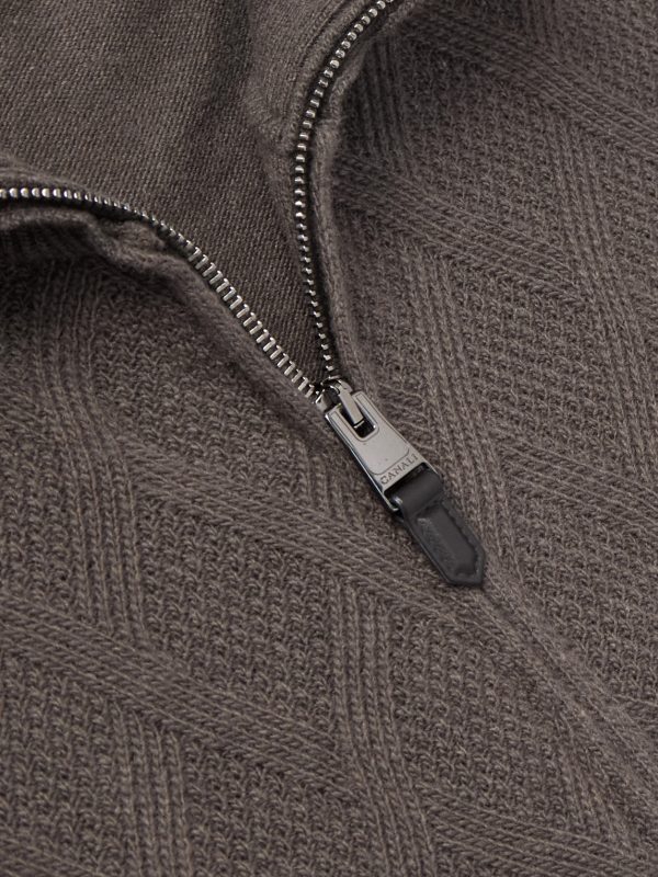 Cable-Knit Wool and Cashmere-Blend Zip-Up Cardigan - CU Cable-Knit Wool and Cashmere-Blend Zip-Up Cardigan - CU