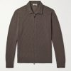 Cable-Knit Wool and Cashmere-Blend Zip-Up Cardigan Cable-Knit Wool and Cashmere-Blend Zip-Up Cardigan