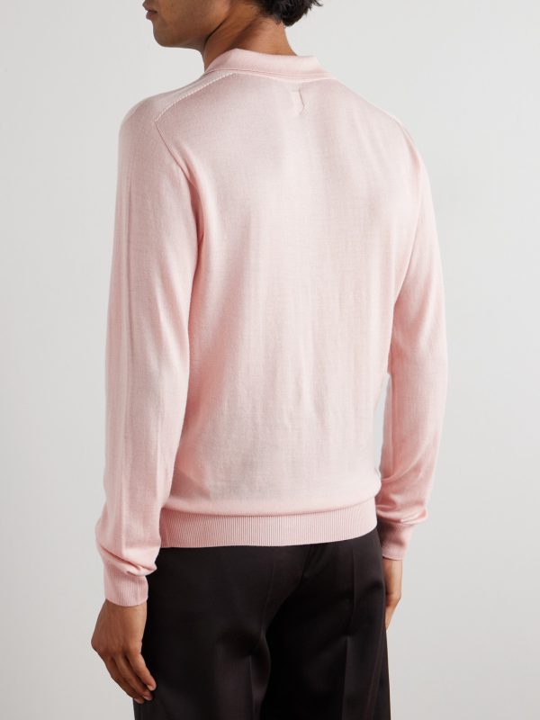 Wool Polo Shirt - BK Wool Polo Shirt - BK