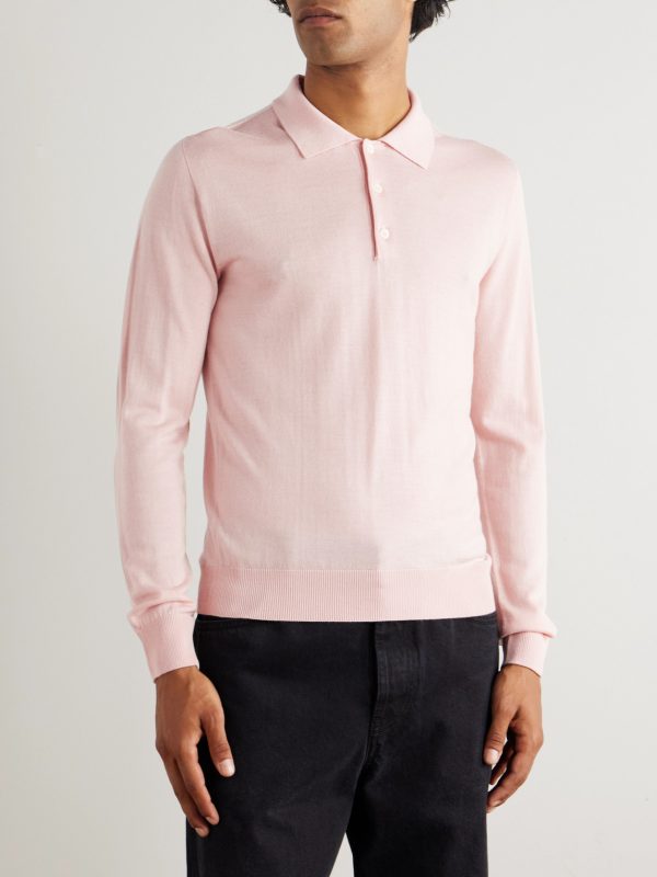 Wool Polo Shirt - FR Wool Polo Shirt - FR