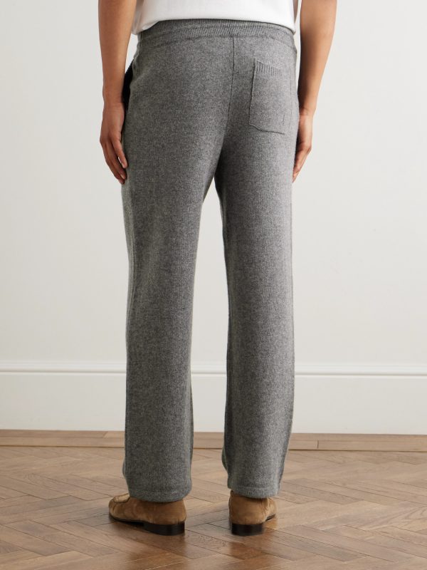 Tapered Wool and Cashmere-Blend Sweatpants - BK Tapered Wool and Cashmere-Blend Sweatpants - BK
