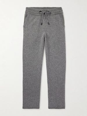 Tapered Wool and Cashmere-Blend Sweatpants