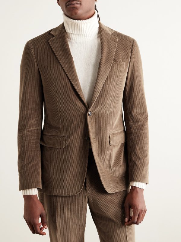 Kei Slim-Fit Cotton-Blend Corduroy Suit Jacket - FR Kei Slim-Fit Cotton-Blend Corduroy Suit Jacket - FR