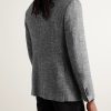 Kei Herringbone Wool-Blend Blazer - BK Kei Herringbone Wool-Blend Blazer - BK