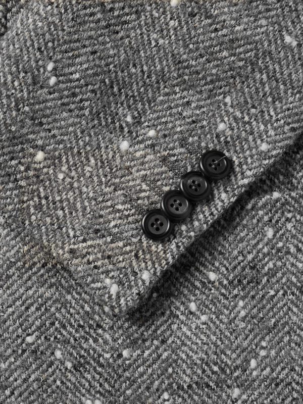 Kei Herringbone Wool-Blend Blazer - CU Kei Herringbone Wool-Blend Blazer - CU